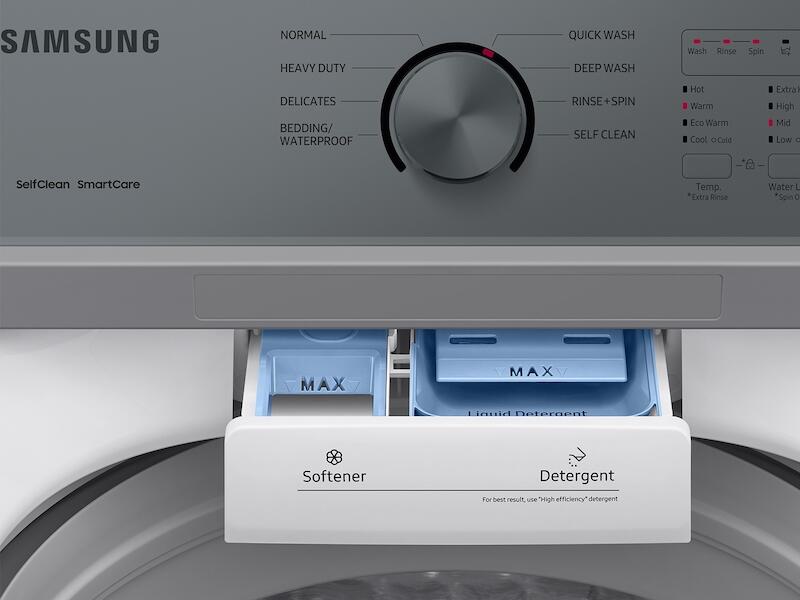 Samsung WA44A3205AW 4.4 Cu. Ft. Top Load Washer With Activewave™ Agitator And Soft-Close Lid In White