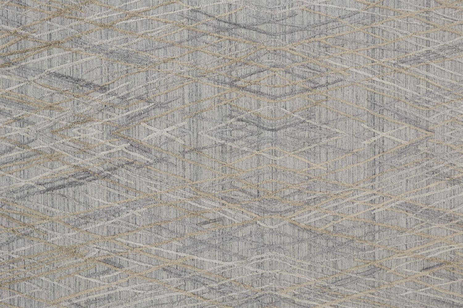 Huntley Hand Woven Gray and Taupe Rug by BD Fine