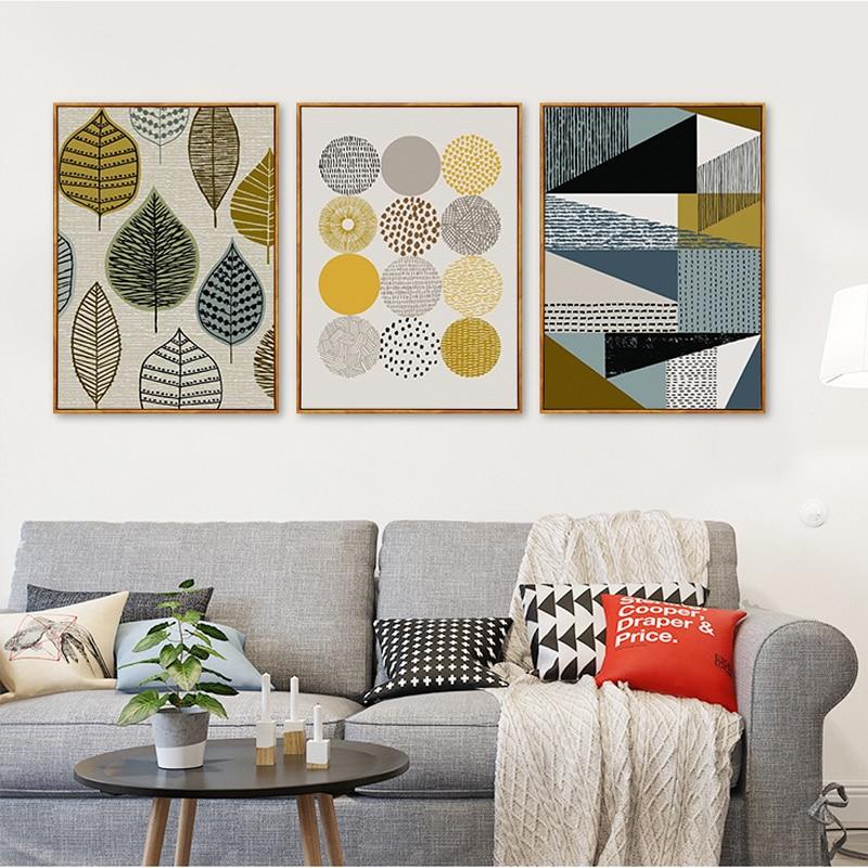 PATTERNS EN LEAF CANVAS PRINT