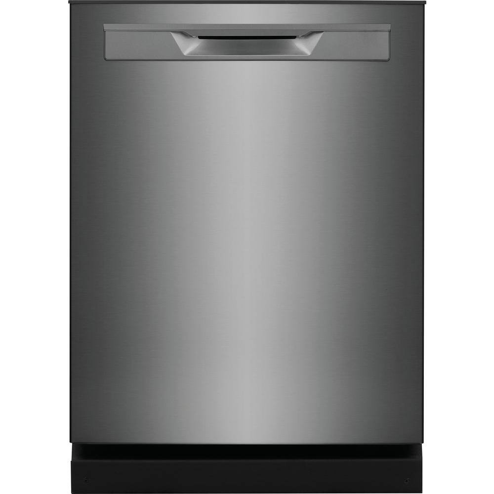 FRIGIDAIRE GALLERY 24 in. in Black Stainless Steel Built-In Tall Tub Dishwasher GDPP4517AD