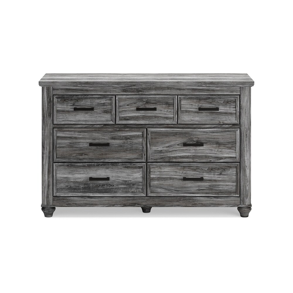 Signature Design by Ashley Thyven Black/Gray 7 Drawer Dresser