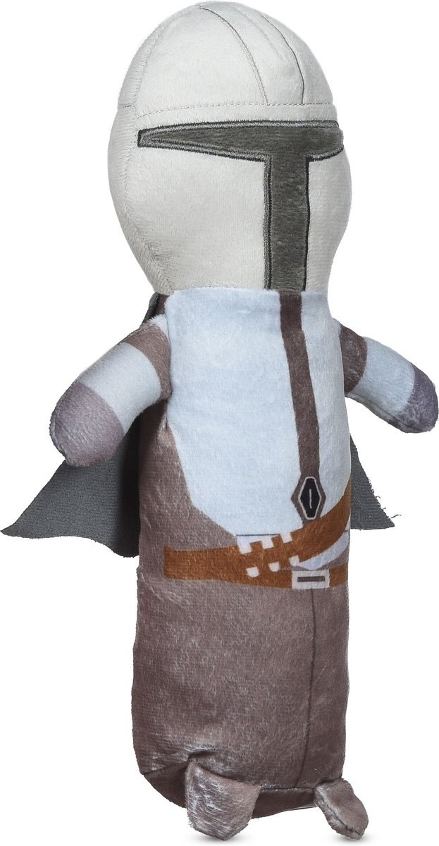 Fetch For Pets Star Wars Mandalorian Mando Bobo Plush Squeaky Dog Toy