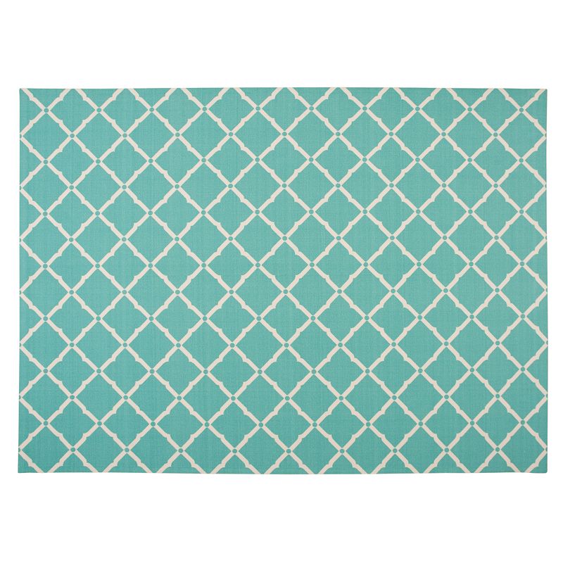 Nourison Home and Garden Diamond Lattice Indoor Outdoor Rug