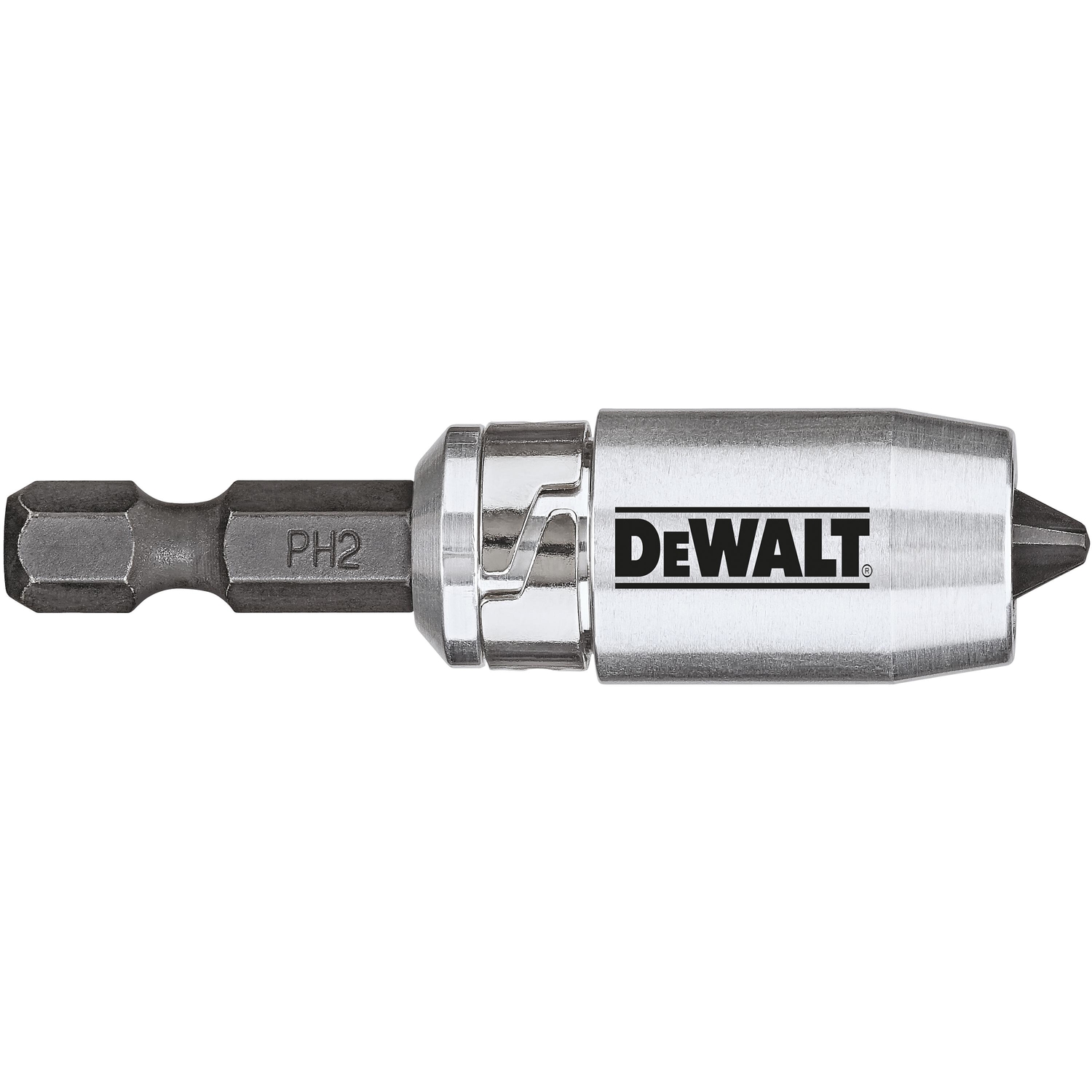 DW FlexTorq Impact Ready Phillips 2 in. X 2 in. L Sleeve Screwdriver Bit S2 Tool Steel 2 pk