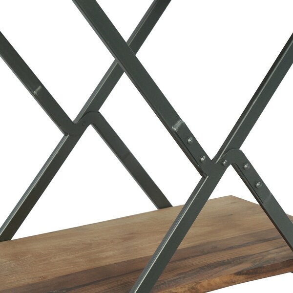 Oxbow Modern Industrial Handcrafted Wood Side Table by Christopher Knight Home - 26.00