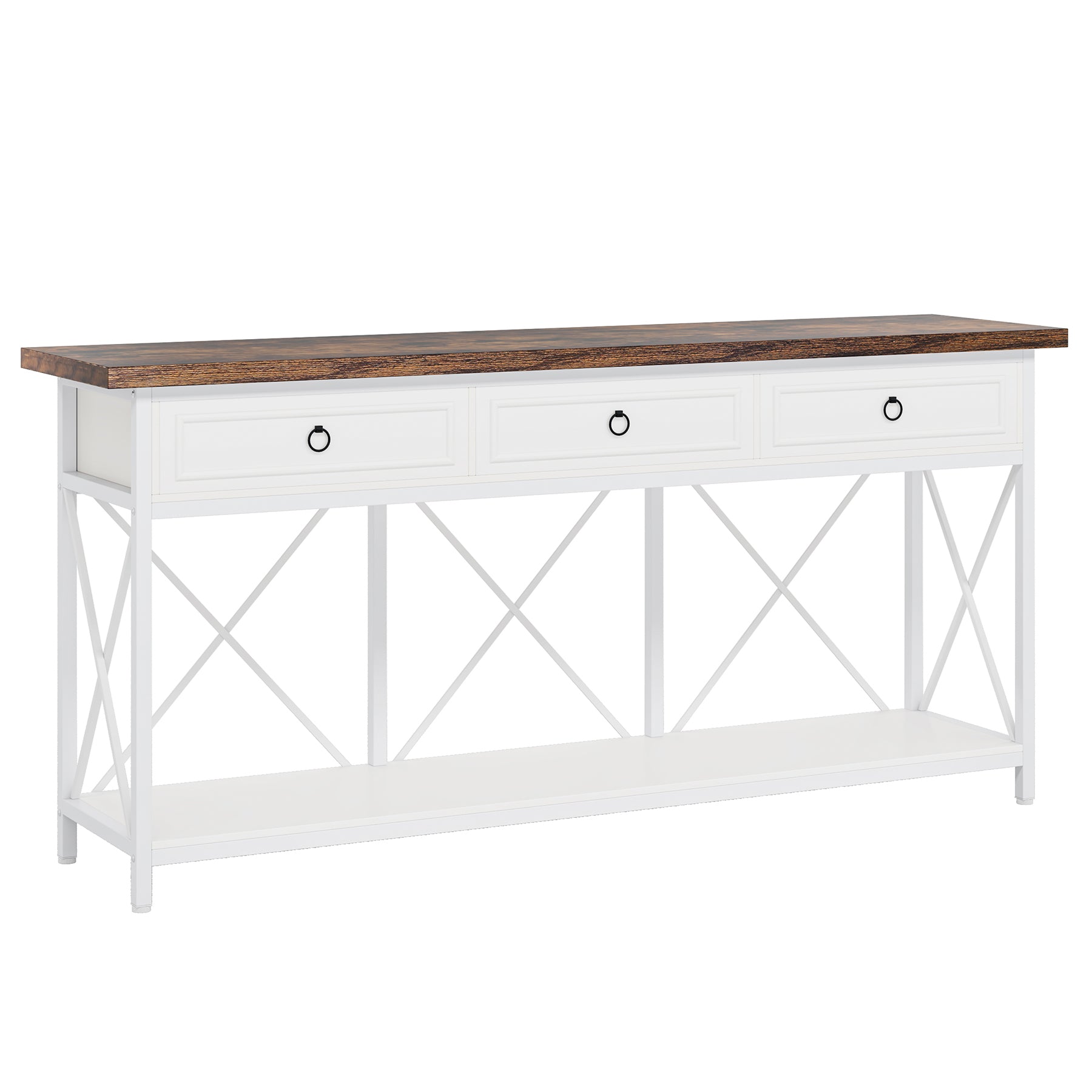 3-Drawer Console Table, 70.8