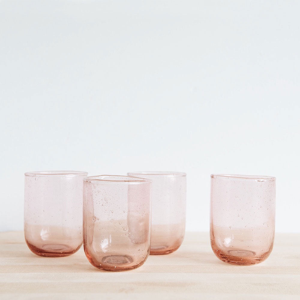 Hand-blown Tumblers - Petal