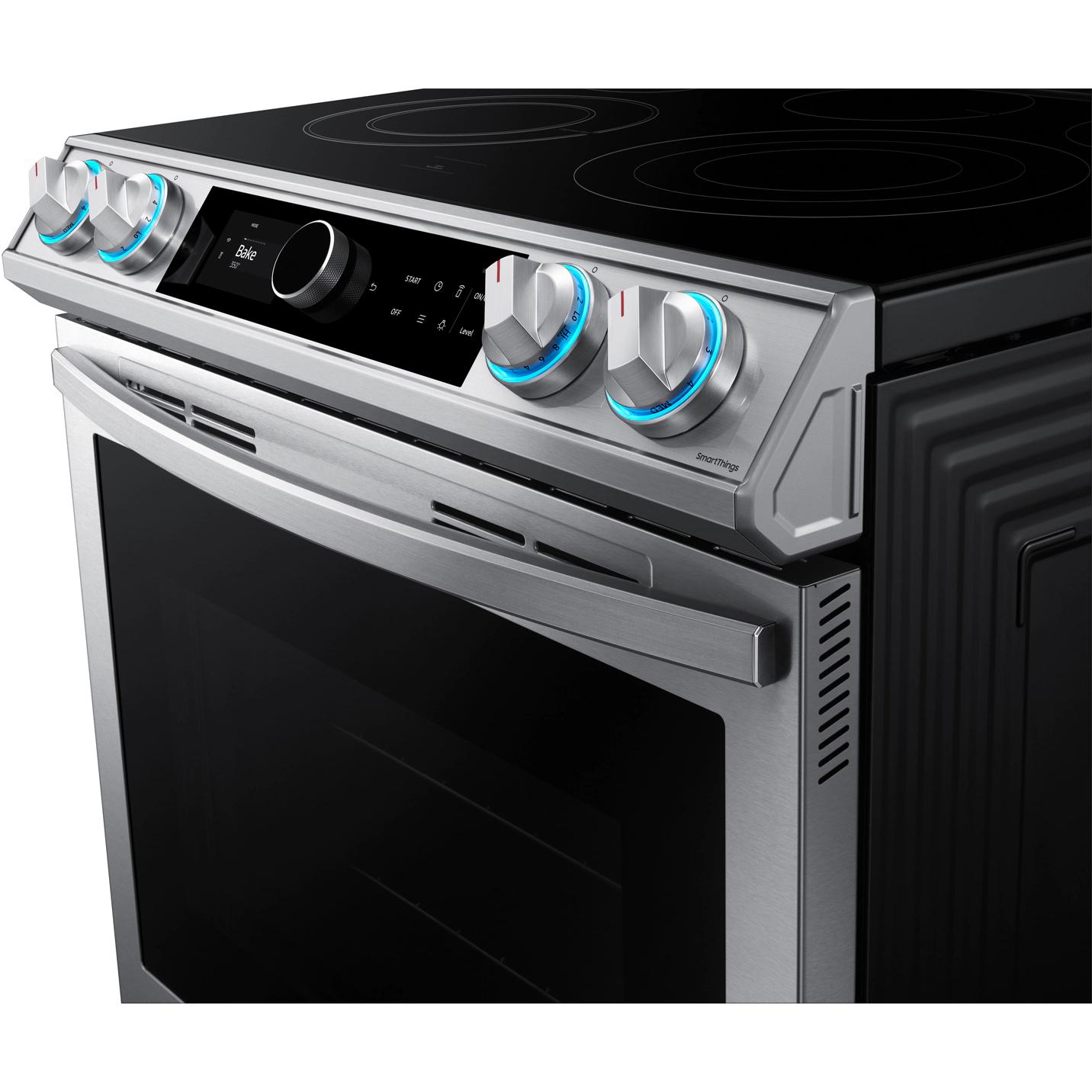  30-inch Slide-in Electric Range with Wi-Fi Connectivity NE63T8711SS/AC