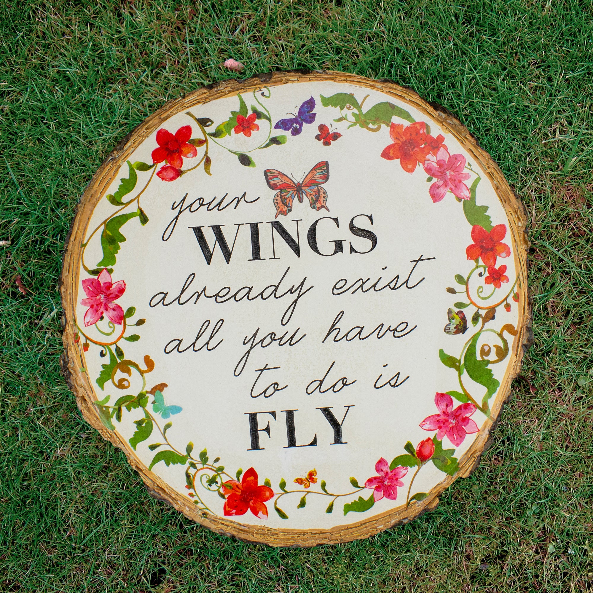 12" Butterfly with Verse Garden Stepping Stone