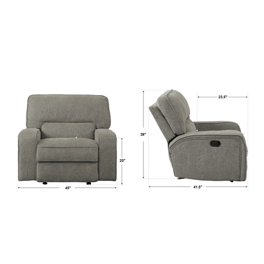 Eymard 3 Piece Reclining Living Room Set