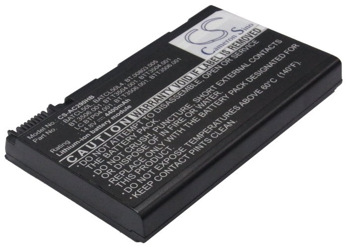 Acer Aspire 9010 Aspire 9100 Series Aspire 9100WLM Replacement Battery BatteryClerkcom Laptop and Notebook