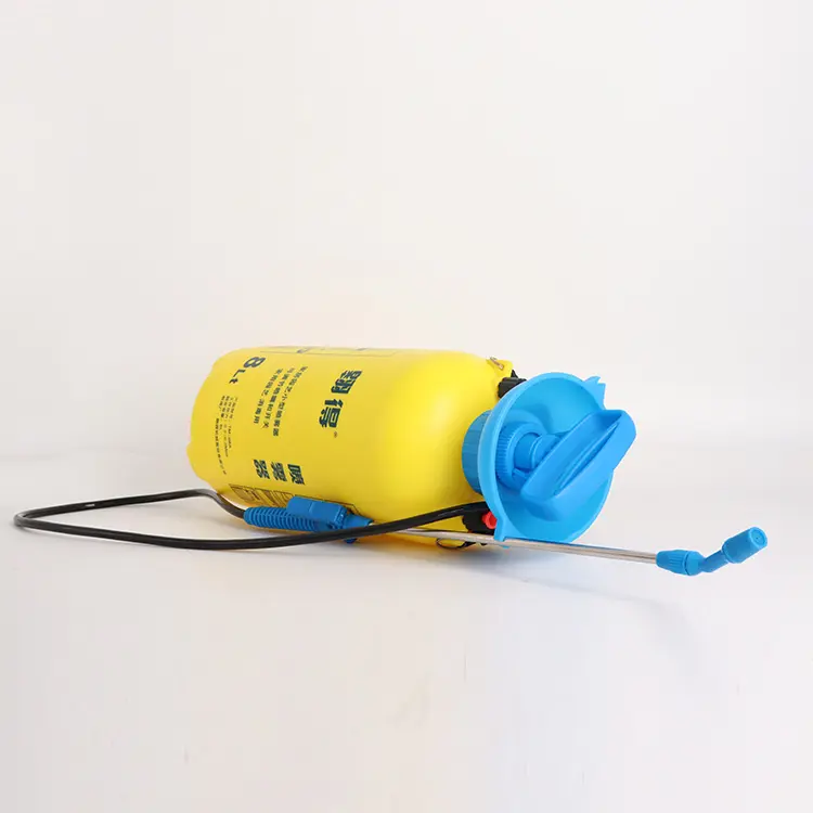 8L Plastic Tank Stainless Steel Spray Boom No Slip Handle Hand High Pressure Pump Garden Sprayer