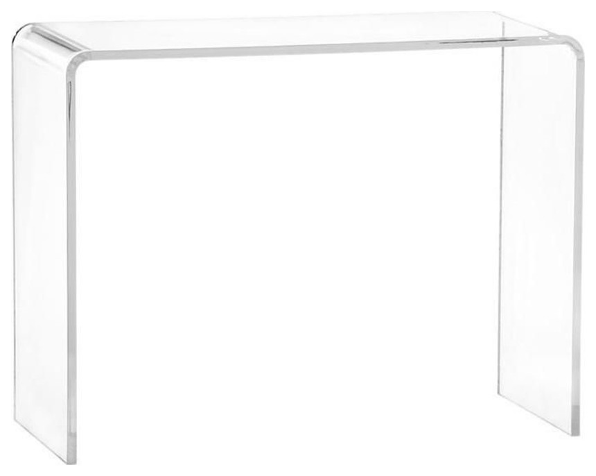 Miller Modern Acrylic Console   Contemporary   Console Tables   by Casa Styles  Houzz