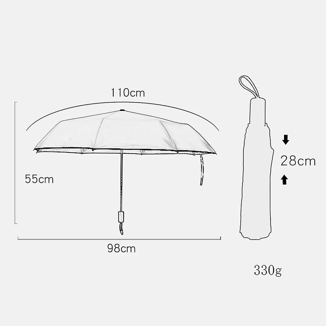 Liangnv Kids Folding Umbrella- Automatic Open- Cartoon- Uv Protection- Travel Umbrella Compact Windproof For Girls Boys Women