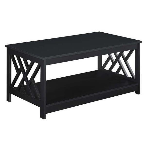 Titan Coffee Table with Shelfand#44