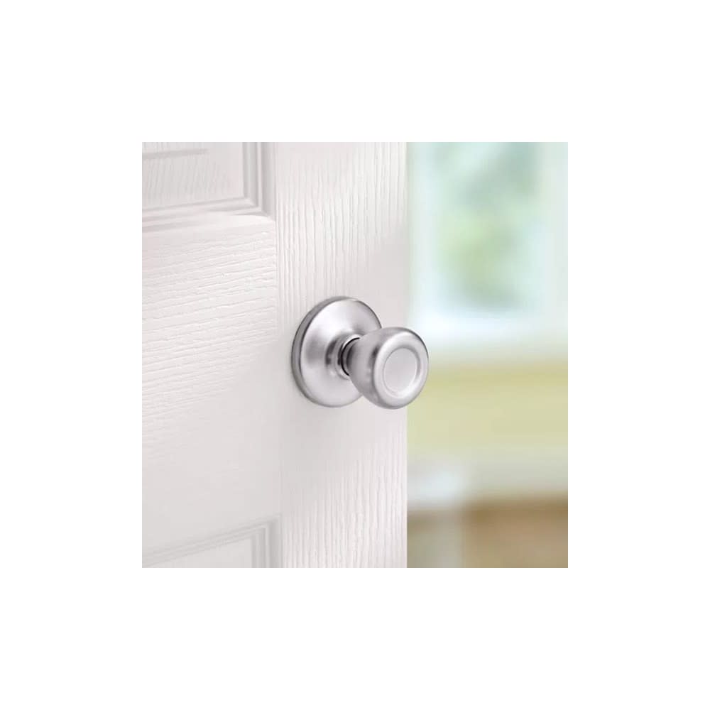 Satin Chrome Hall/Closet Tylo Passage Door Knob Set