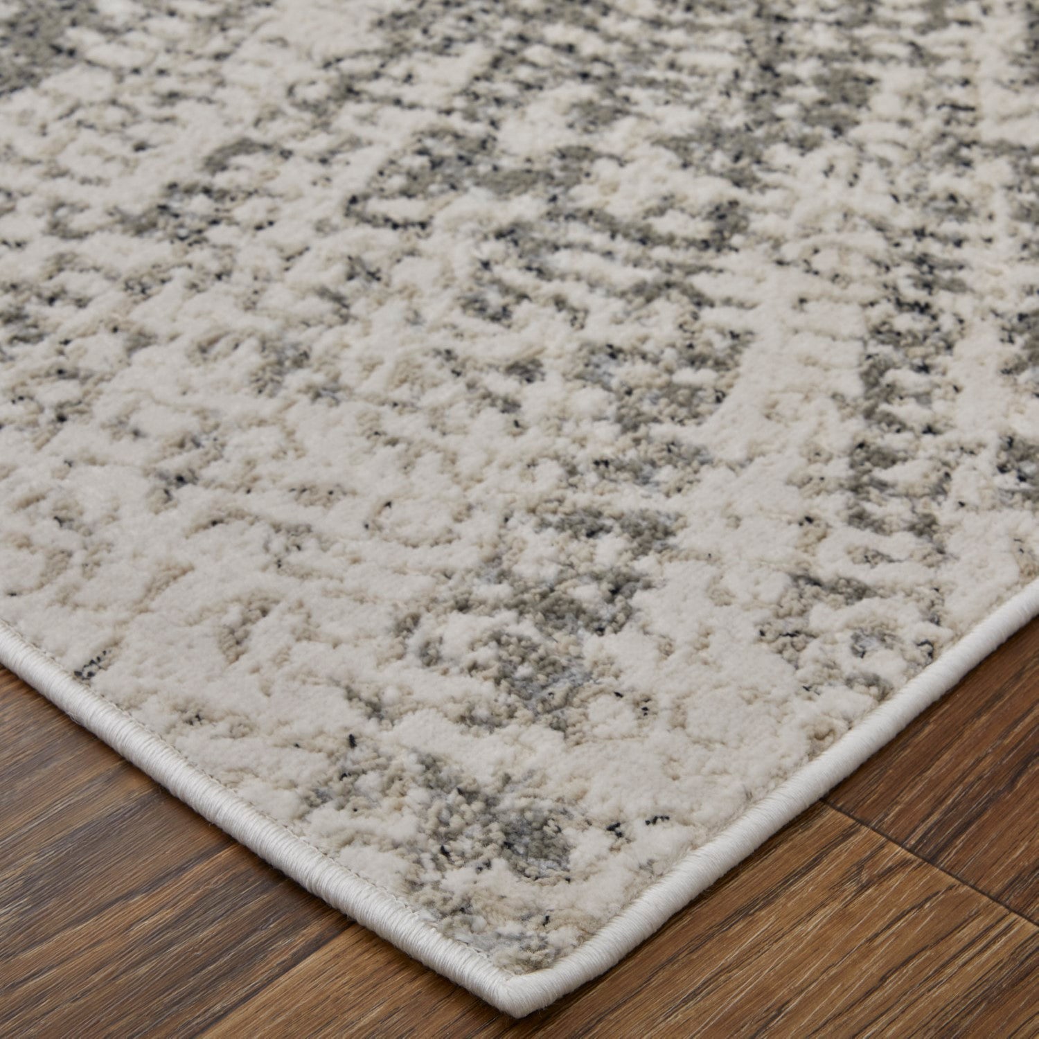 Orin Abstract Ivory/Gray/Blue Rug