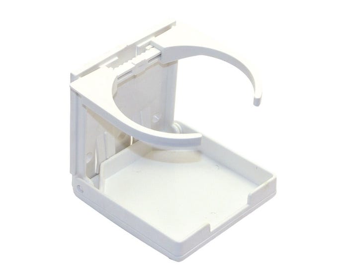 Shoreline Marine Drink Holder Fold-Up White