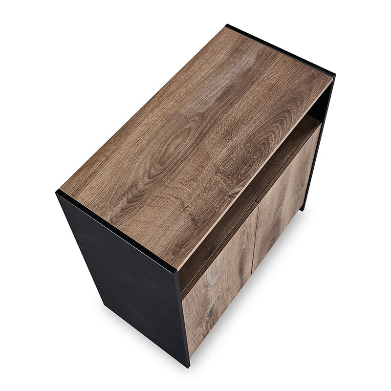 ARTO Credenza Cabinet 80cm - Warm Oak & Black