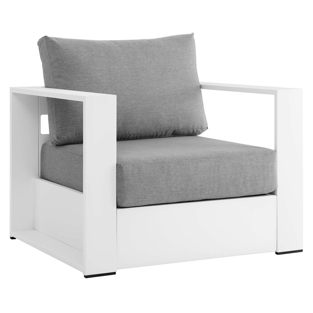 Tahoe Outdoor Aluminum 4 piece Conversation Set with Coffee Table