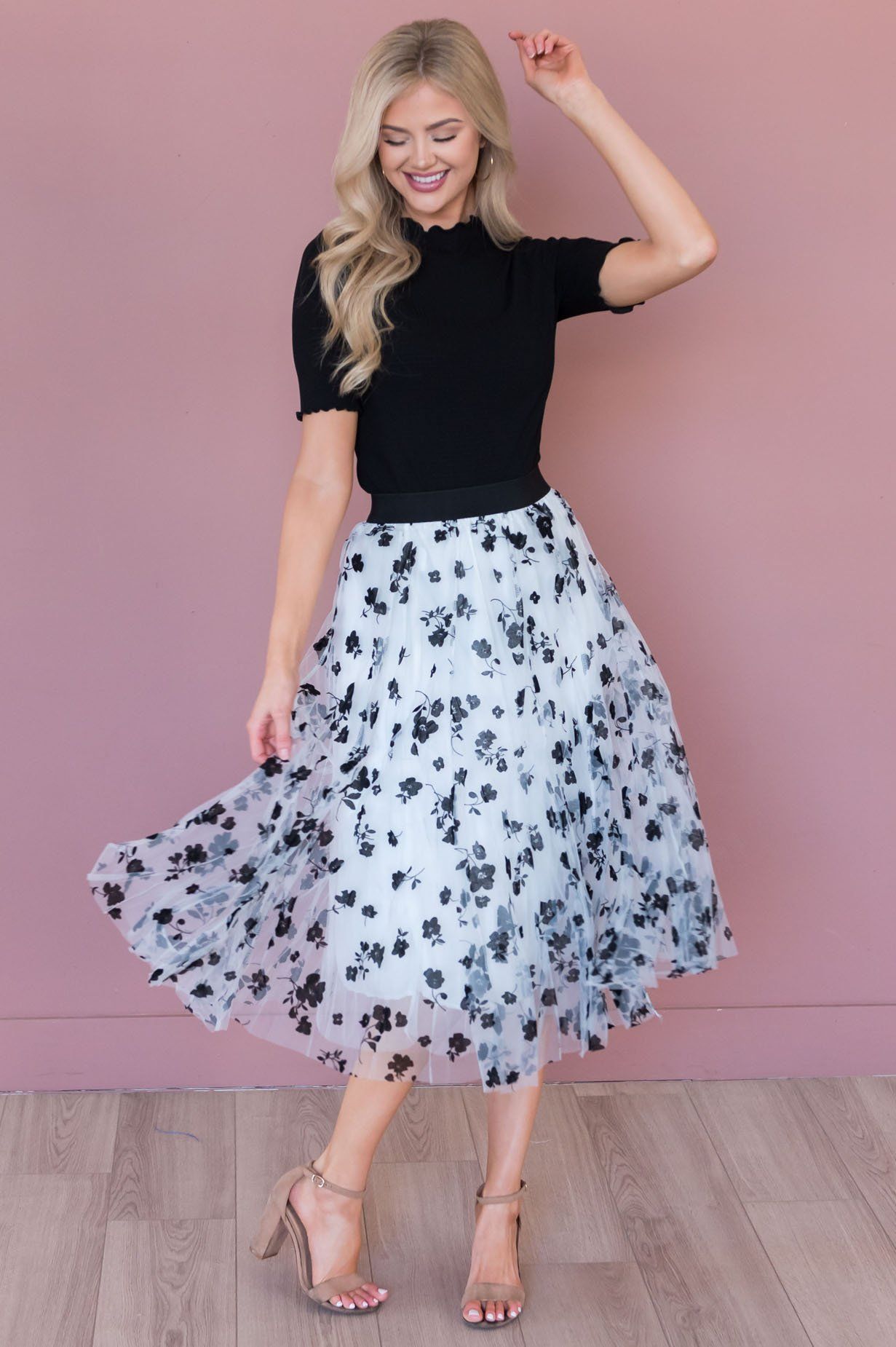 Forever Love Song Modest Tulle Skirt