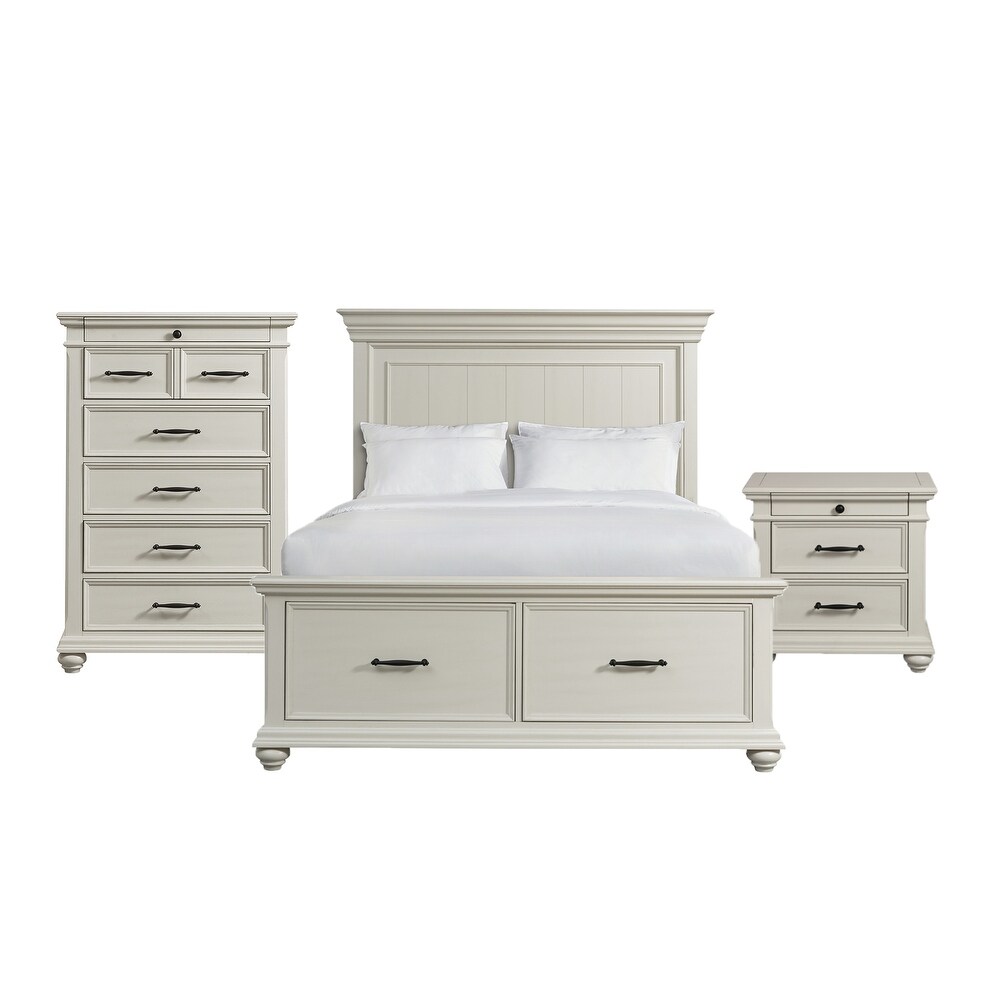 Copper Grove Derbyhaven 3 piece Platform Storage Bedroom Set