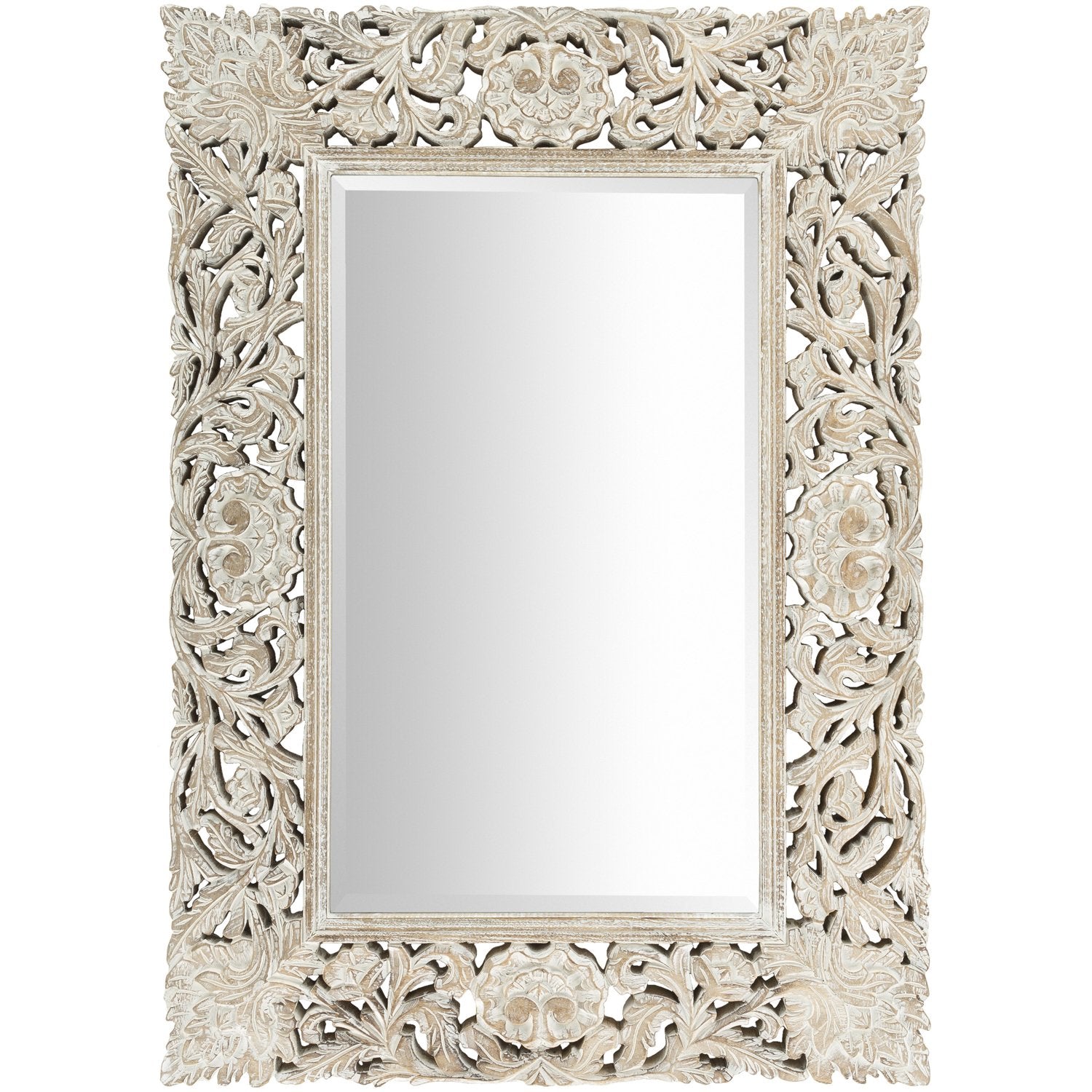 Naomi Mirror in White