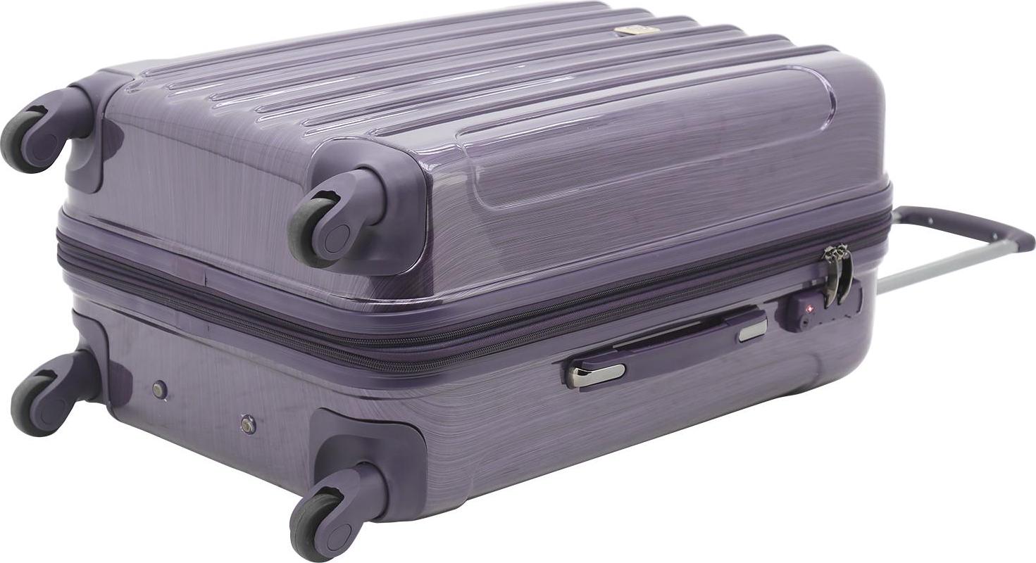 Protege 28 Briarleigh Rolling Upright Checked Luggage Purple