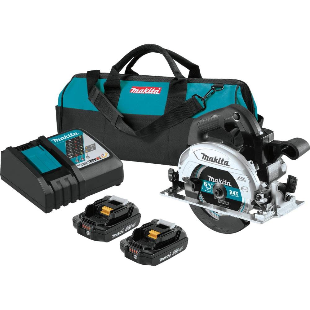 18V LXT® Lithium-Ion Sub-Compact Brushless Cordless 6-1/2 in. Circular Saw Kit (2.0Ah) ;