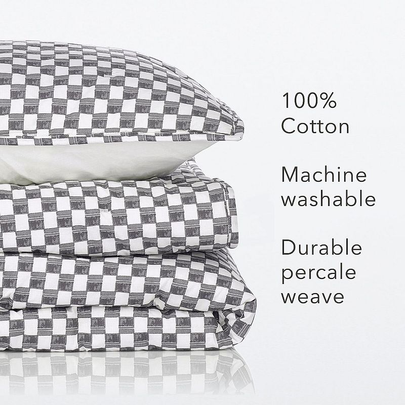 Nate Home by Nate Berkus Drawn Squares Cotton Quilt Set