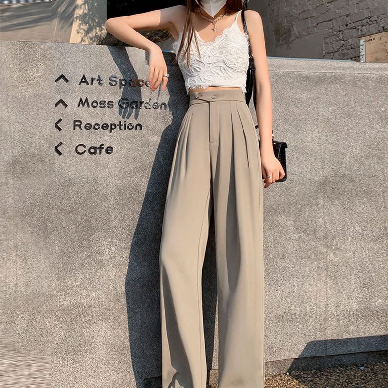 Woman's Casual Full-Length Loose Pants