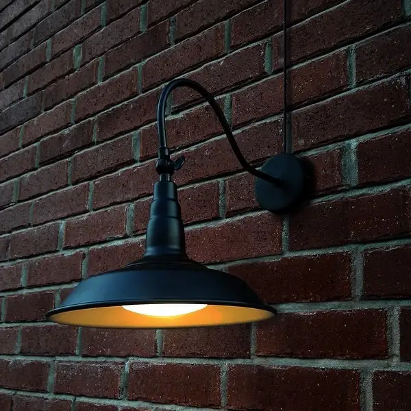 Solar Wall Mounted Gooseneck Light