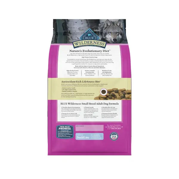 Blue Buffalo Wilderness 4.5 lb Chicken Natural Adult Small Breed Dry Dog Food