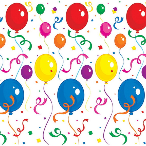 Beistle 52052 Balloons   Confetti Backdrop  insta ...