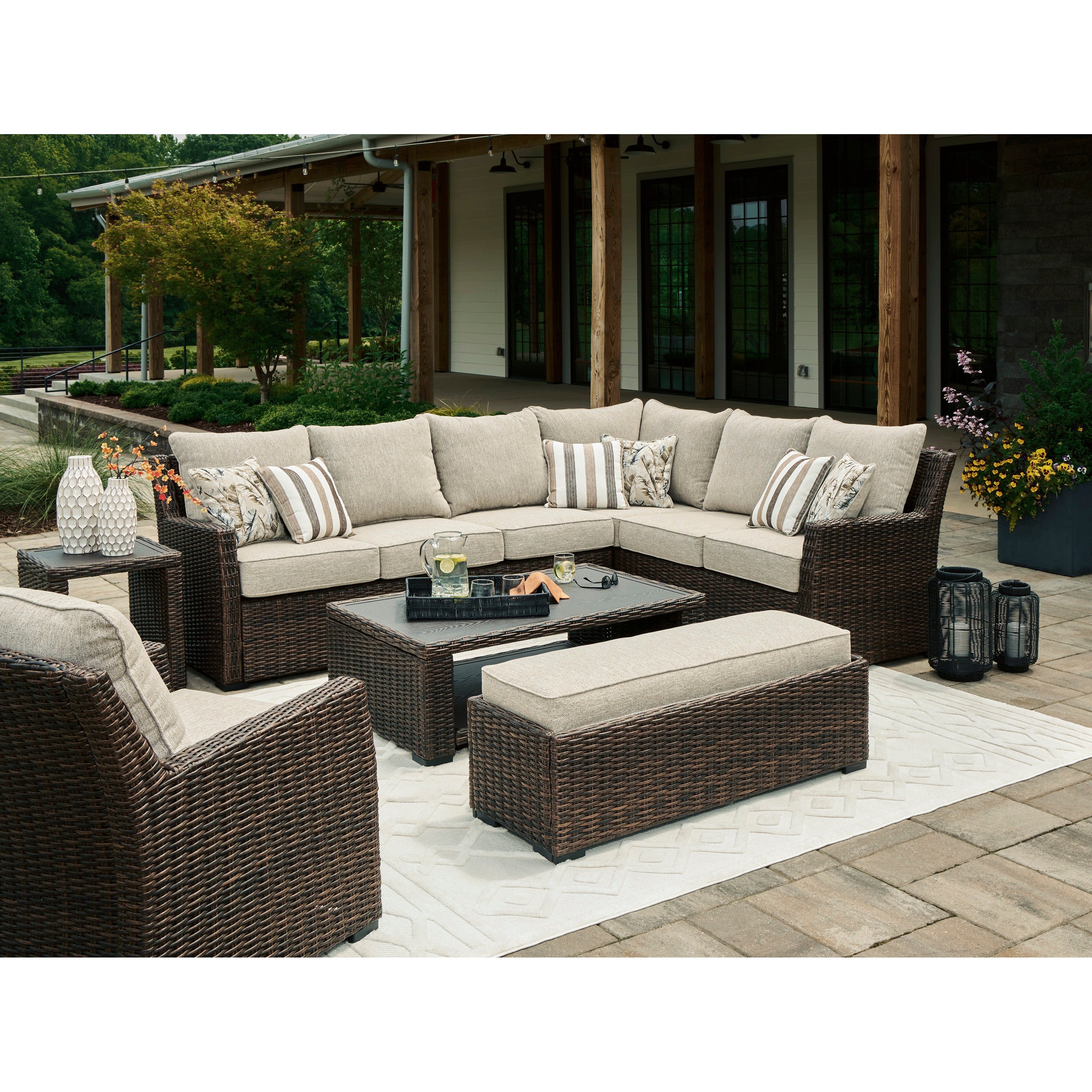 Sausalito Outdoor Comfy Banquette Seating Sets - New Design for 2024