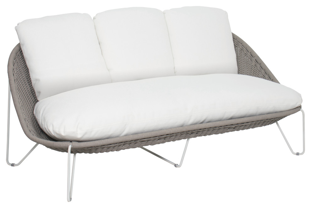 Aegean 3  Seat Sofa Chair   Beach Style   Outdoor Sofas   by Seasonal Living Trading LTD  Houzz