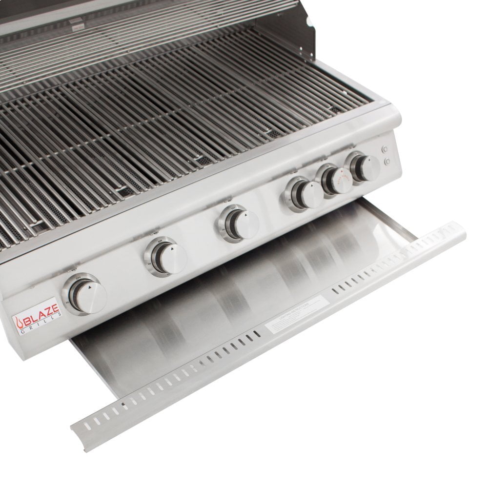 Blaze Grills BLZ5LTE2NG Blaze 40 Inch 5-Burner Lte Gas Grill With Rear Burner And Built-In Lighting System, With Fuel Type - Natural Gas