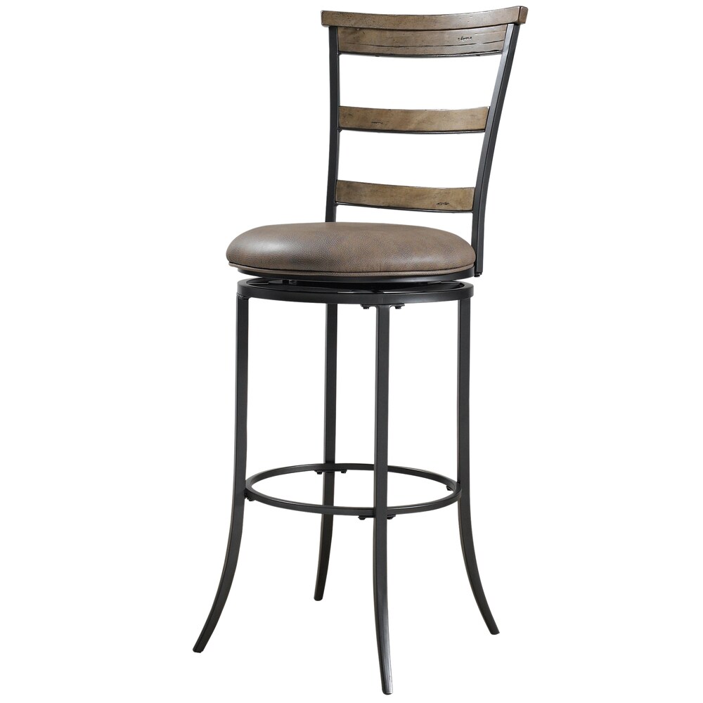 (Set of 2) Mitch Bucket Seat Counter Stool (26 inch)