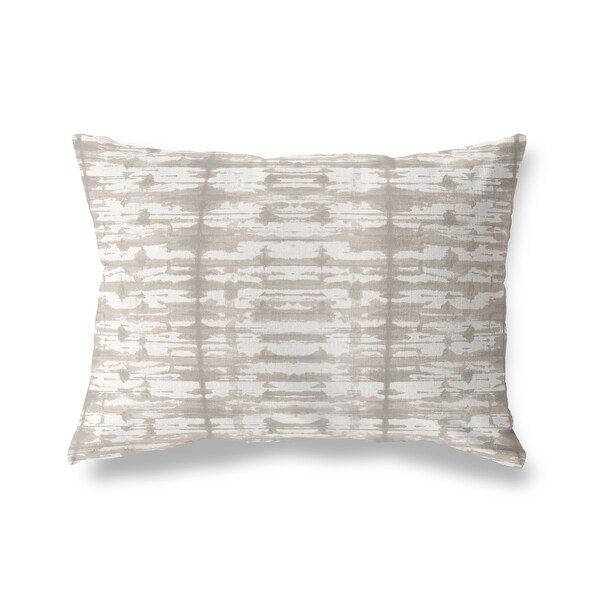 X-RAY SHIBORI BEIGE Indoor|Outdoor Pillow By Becky Bailey