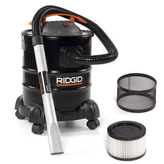 RIDGID 5 Gallon 3.0 Peak HP CoolDry Ash Canister Shop Vacuum HEPA Media Filter Hose and Accessories DV0510