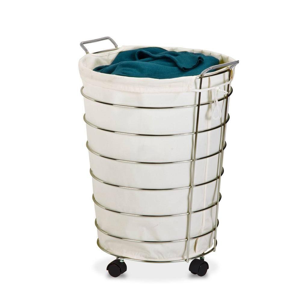 Honey-Can-Do Rolling Hamper with Removable Laundry Bag HMP-02108