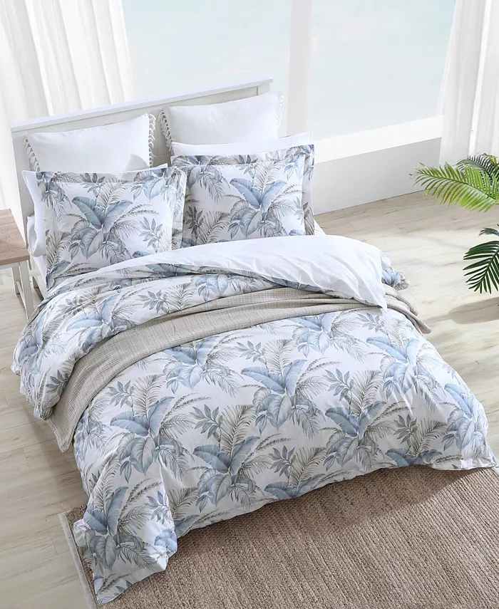 Tommy Bahama Home Tommy Bahama Bakers Bluff Reversible 3 Piece Comforter Set， Queen