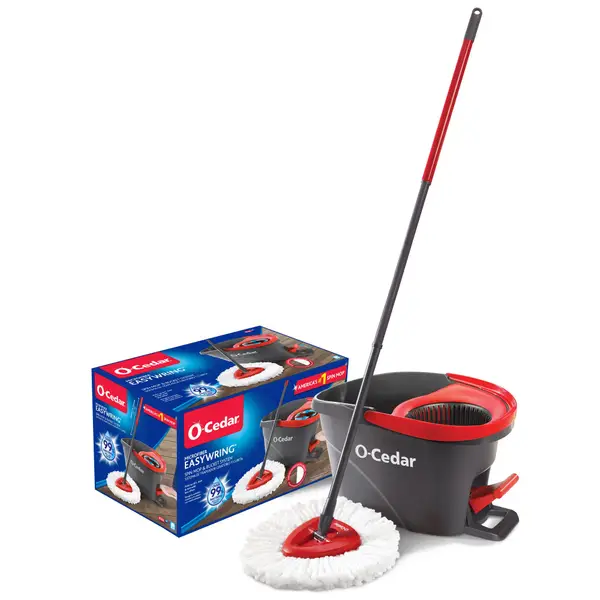 O-Cedar Easy Wring Spin Mop and Bucket