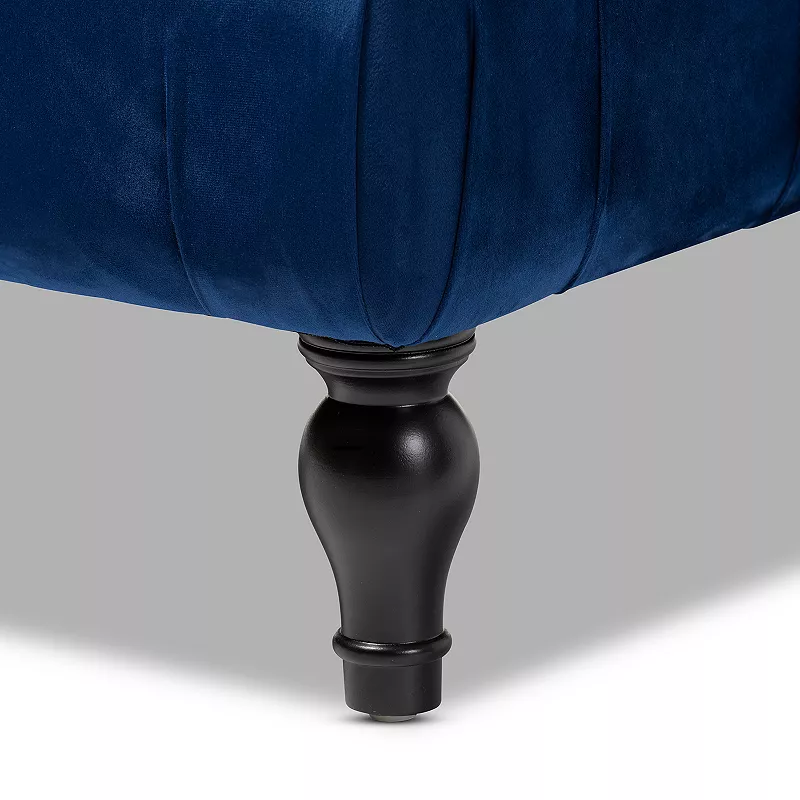 Baxton Studio Keswick Tufted Ottoman