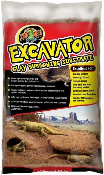 Zoo Med Excavator Clay Burrowing Reptile Substrate