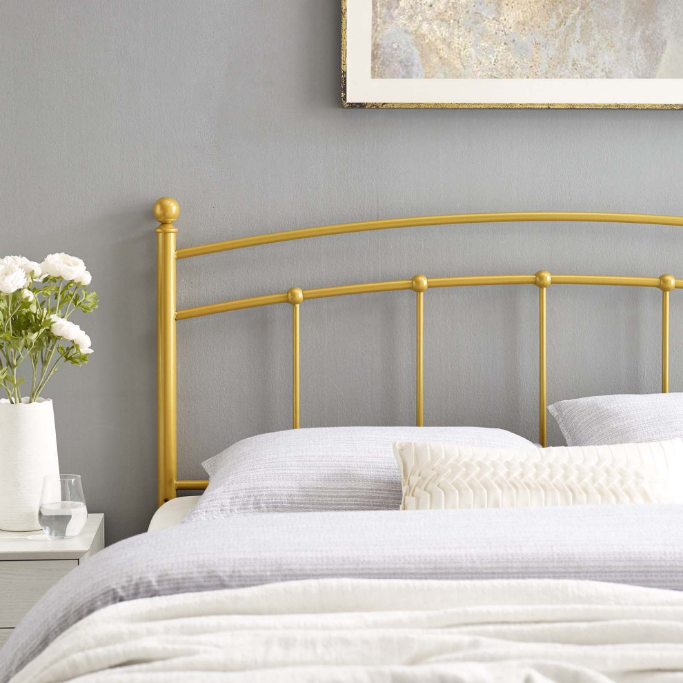 Abigail Full Metal Headboard   Traditional   Headboards   by Modway  Houzz