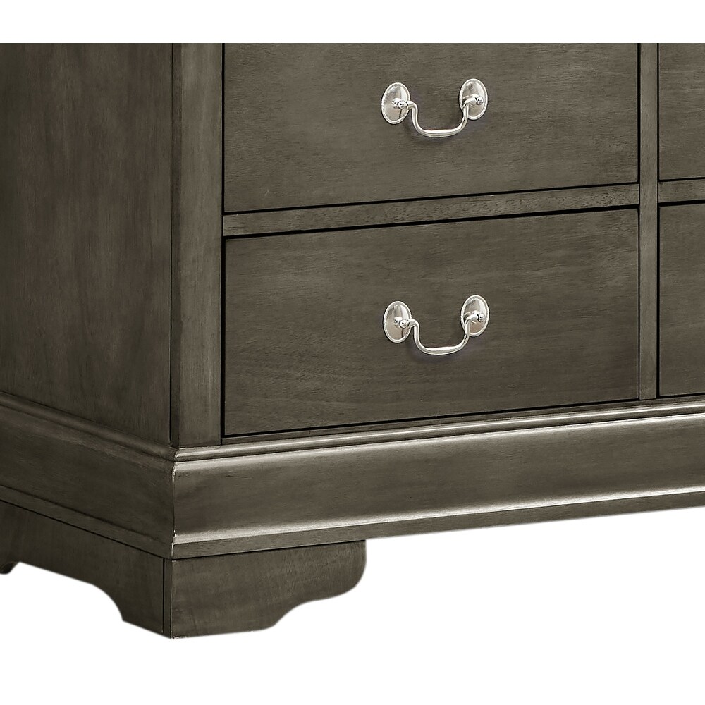 Louis Phillipe Wooden Media Chest