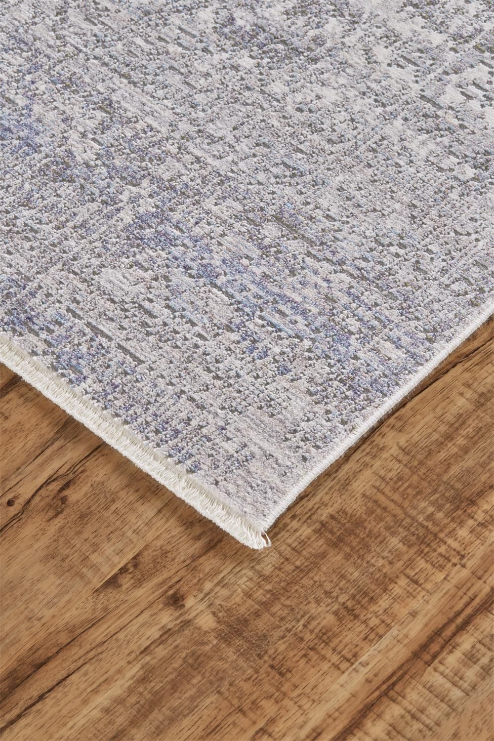 Tirza Gray and Blue Rug by BD Fine