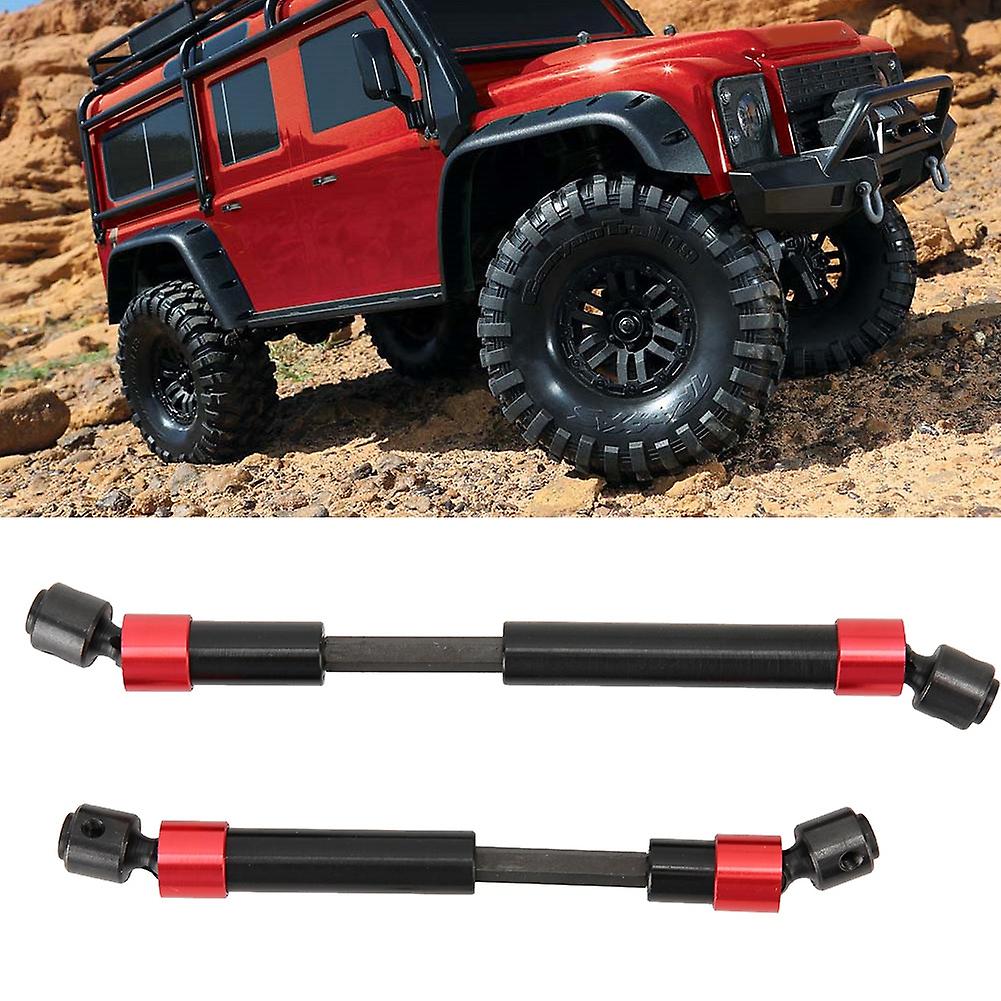 2pcs Rc Car Front And Rear Drive Shaft Fit For Traxxas Trx-4 Rc Crawler