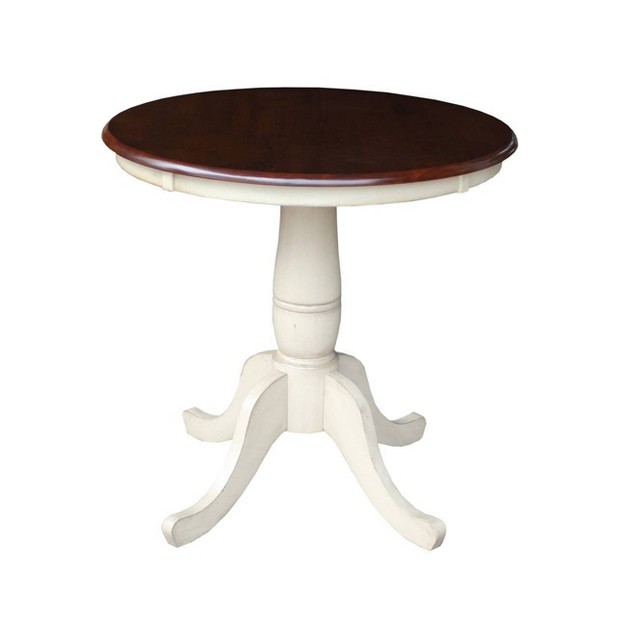 Round Dining Table With Raised Legs And 2 Madrid Dining Chairs